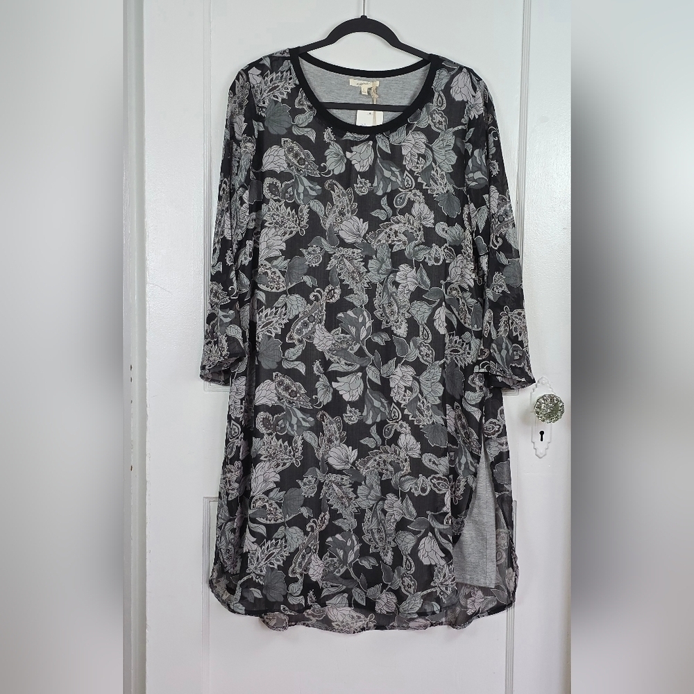 Mystree Boho Flowy Swing Dress Size L
